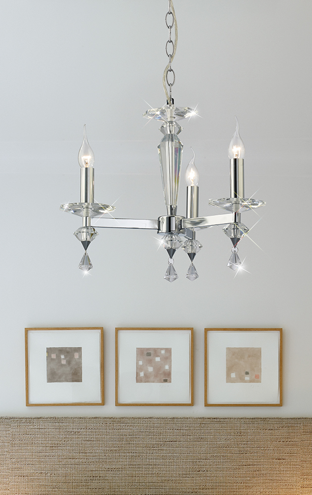 Renzo Crystal Table Lamps Diyas Base Only Lamps